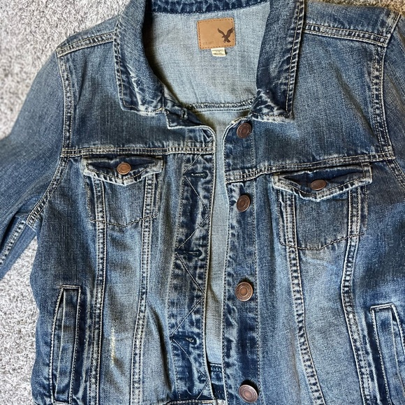 AMERICAN Eagle Jean jacket (large) - Picture 3 of 4